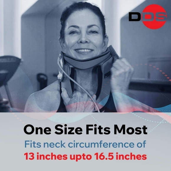 DDS MAX Cervical Traction Collar Neck Brace for Pinched Nerve, Pneumatic, Stretc - Picture 4 of 7